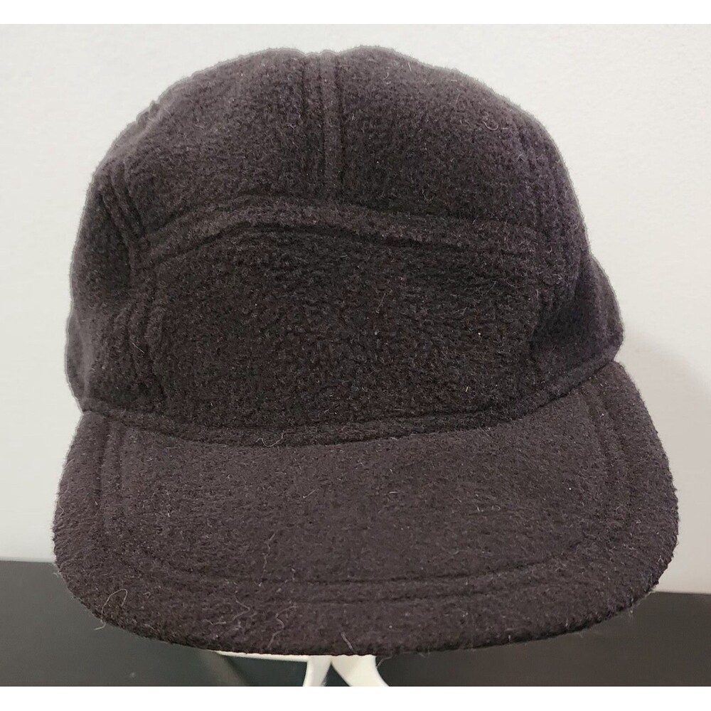 Lands End Black Felt Running Hat Adjustable Outdoors Sports Running